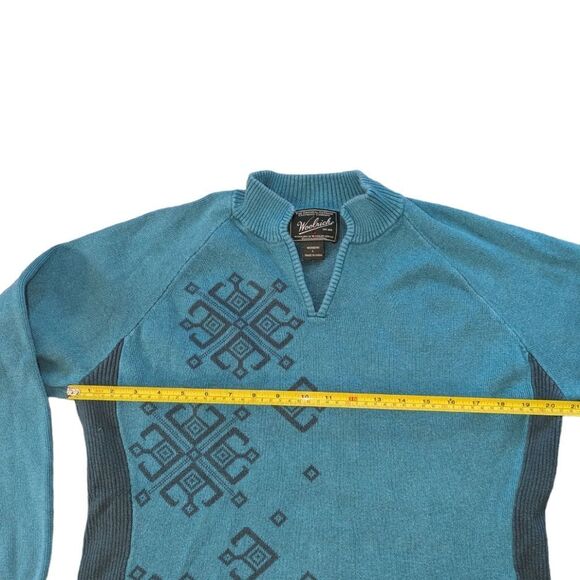 🛍️WOOLRICH WOMENS SIZE LARGE V NECK SWEATER - Picture 2 of 7